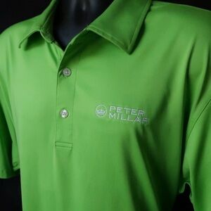 Peter Millar Green Performance Stretch Polo (L) ⛳️